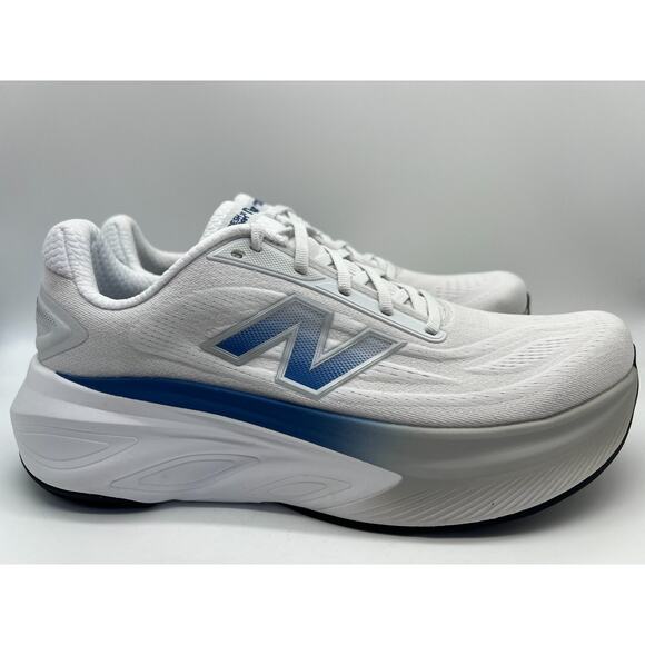 New Balance Fresh Foam X More V6 Men Size 10.5 White Blue New - Picture 1 of 16